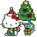 Sticker from the "Kitty Xmas" sticker pack