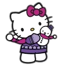 Sticker from the "Kitty Xmas" sticker pack