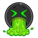 Sticker from the "Toxic emoji's" sticker pack