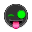 Стикер из набора "Toxic emoji's"