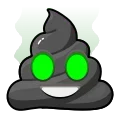 Sticker from the "Toxic emoji's" sticker pack