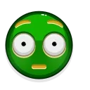 Стикер из набора "Green Emoji"