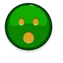 Стикер из набора "Green Emoji"