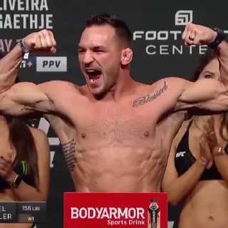 Стикер из набора "UFC"