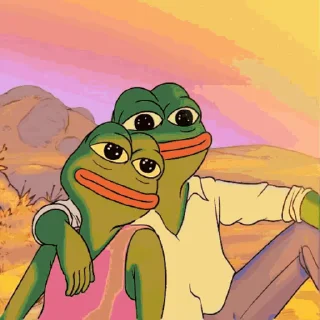 Стикер из набора "Sad Pepe"