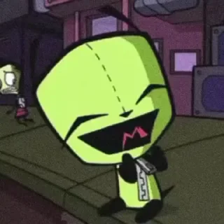 Sticker from the "Invader Zim | Пришелец Зим" sticker pack