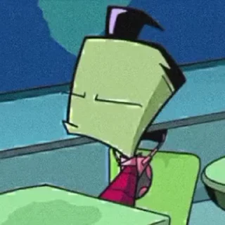 Sticker from the "Invader Zim | Пришелец Зим" sticker pack