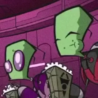 Sticker from the "Invader Zim | Пришелец Зим" sticker pack