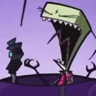 Sticker from the "Invader Zim | Пришелец Зим" sticker pack