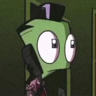 Sticker from the "Invader Zim | Пришелец Зим" sticker pack