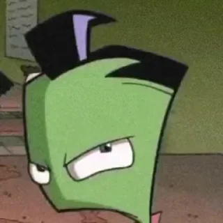 Стикер из набора "Invader Zim | Пришелец Зим"