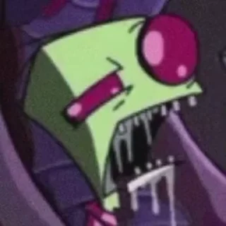 Стикер из набора "Invader Zim | Пришелец Зим"