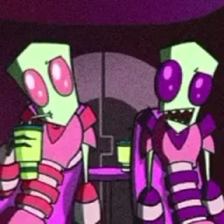 Стикер из набора "Invader Zim | Пришелец Зим"