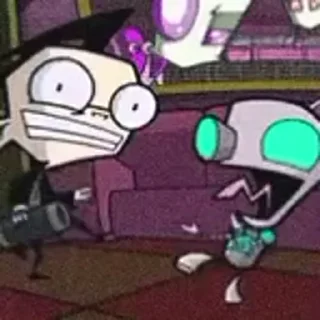 Стикер из набора "Invader Zim | Пришелец Зим"