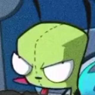 Sticker from the "Invader Zim | Пришелец Зим" sticker pack