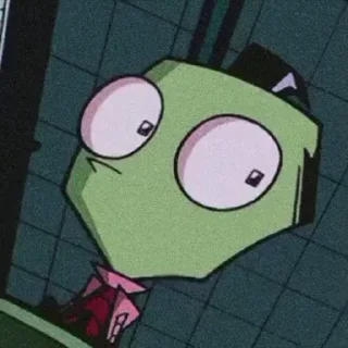 Sticker from the "Invader Zim | Пришелец Зим" sticker pack