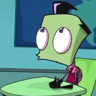 Sticker from the "Invader Zim | Пришелец Зим" sticker pack