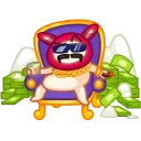 Sticker from the "Qwabbit" sticker pack