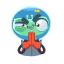 Sticker from the "Alien Grisha" sticker pack