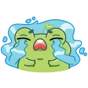 Sticker from the "Pip frog" sticker pack