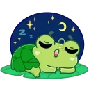 Sticker from the "Pip frog" sticker pack