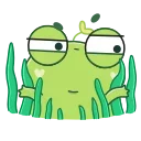 Sticker from the "Pip frog" sticker pack