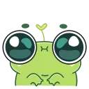 Sticker from the "Pip frog" sticker pack