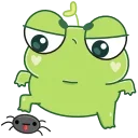 Sticker from the "Pip frog" sticker pack