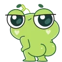 Sticker from the "Pip frog" sticker pack