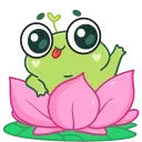 Telegram sticker pack "Pip frog"