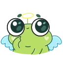 Sticker from the "Pip frog" sticker pack