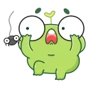 Sticker from the "Pip frog" sticker pack