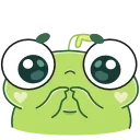 Sticker from the "Pip frog" sticker pack