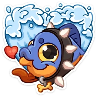 Telegram sticker pack "Спайк"