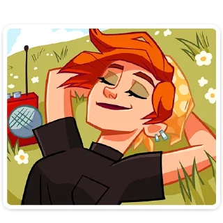 Telegram sticker pack "Дачница Марина"