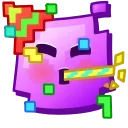 Sticker from the "Pixel Emoji" sticker pack