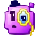 Sticker from the "Pixel Emoji" sticker pack