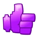 Sticker from the "Pixel Emoji" sticker pack