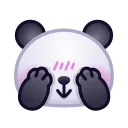 Sticker from the "Panda Emoji" sticker pack