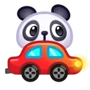 Sticker from the "Panda Emoji" sticker pack