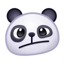 Sticker from the "Panda Emoji" sticker pack