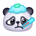 Sticker from the "Panda Emoji" sticker pack