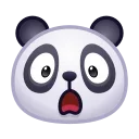 Sticker from the "Panda Emoji" sticker pack