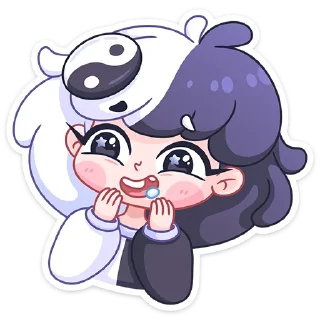 Telegram sticker pack "Янина"