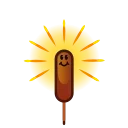 Стикер из набора "Retro Year Emoji"