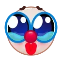 Sticker from the "Clown emoji" sticker pack