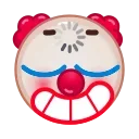 Sticker from the "Clown emoji" sticker pack