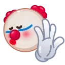 Sticker from the "Clown emoji" sticker pack