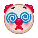 Sticker from the "Clown emoji" sticker pack