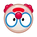 Sticker from the "Clown emoji" sticker pack